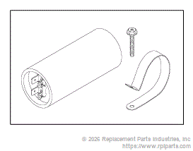 RPI Part #CMC042 - CAPACITOR (540-648µf, 115VAC)