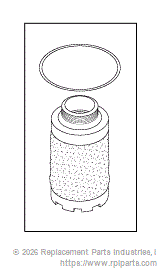 RPI Part #CME043 - COALESCING FILTER ELEMENT