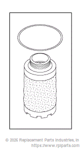 RPI Part #CME044 - COALESCING FILTER ELEMENT