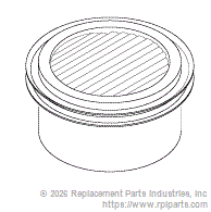 RPI Part #CME069 - AIR FILTER ELEMENT