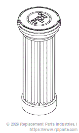 RPI Part #CME074 - INTAKE FILTER ELEMENT