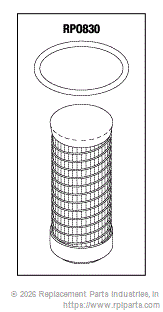 RPI Part #CME103 - FILTER ELEMENT 