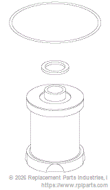 RPI Part #CMK005 - COALESCING FILTER ELEMENT