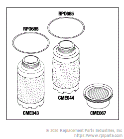 RPI Part #CMK092 - COMPRESSOR PM KIT