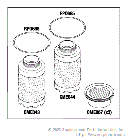 RPI Part #CMK101 - COMPRESSOR PM KIT