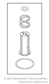 RPI Part #CMK133 - SOLENOID VALVE REPAIR KIT