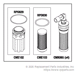 RPI Part #CMK143 - COMPRESSOR PM KIT