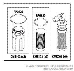 RPI Part #CMK144 - COMPRESSOR PM KIT