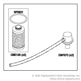RPI Part #CMK146 - COMPRESSOR PM KIT