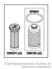 RPI Part #CMK148 - COMPRESSOR PM KIT