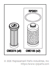 RPI Part #CMK151 - COMPRESSOR PM KIT