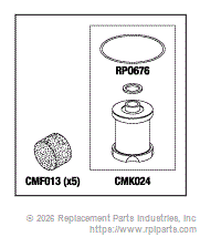 RPI Part #CMK162 - COMPRESSOR PM KIT