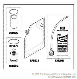 RPI Part #CMK167 - COMPRESSOR PM KIT