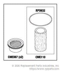 RPI Part #CMK175 - COMPRESSOR PM KIT