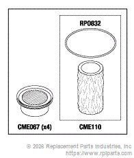RPI Part #CMK177 - COMPRESSOR PM KIT