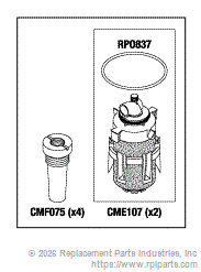 RPI Part #CMK191 - COMPRESSOR PM KIT