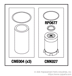 RPI Part #CMK198 - COMPRESSOR PM KIT