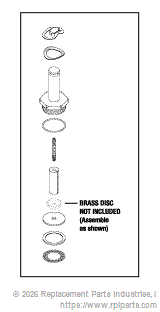 RPI Part #CMK258 - SOLENOID VALVE REPAIR KIT