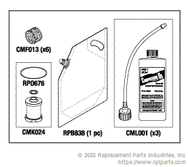 RPI Part #CMK265 - COMPRESSOR PM KIT