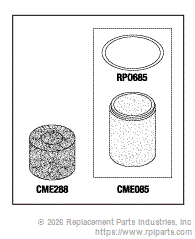 RPI Part #CMK270 - COMPRESSOR PM KIT