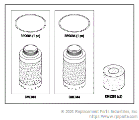 RPI Part #CMK290 - COMPRESSOR PM KIT
