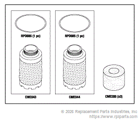 RPI Part #CMK291 - COMPRESSOR PM KIT