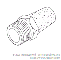 RPI Part #CMM017 - PURGE MUFFLER