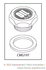 RPI Part #CMP196 - OIL PLUG
