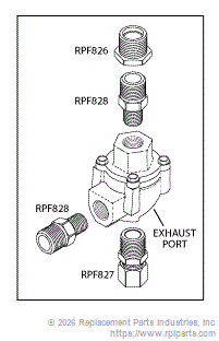 RPI Part #CMV121 - UNLOADER VALVE