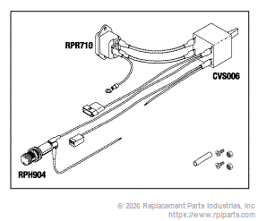 RPI Part #CVA005 - POWER HARNESS ASSEMBLY