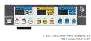RPI Part #CVP012 - KEYPAD (FRONT PANEL)