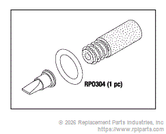 RPI Part #DSK018 - REPAIR KIT (DUCKBILL FILTER ASSEMBLY)