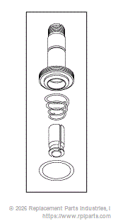 RPI Part #DSK020 - SOLENOID VALVE REPAIR KIT