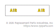 RPI Part #DSL024 - LABEL (AIR)