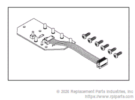 RPI Part #KVA024 - LED/ SWITCH ASSEMBLY