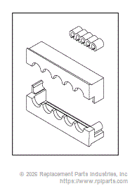 RPI Part #LAK007 - 5 LEAD SHIELDED ACC KIT