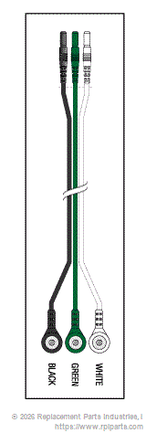 RPI Part #LKM011 - 3 LEADWIRE SET - 24