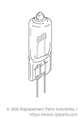 RPI Part #LMP609 - LAMP (17V, 95W)