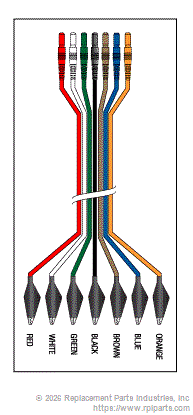 RPI Part #LVM704 - 7 LEADWIRE SET - 24