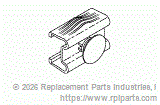 RPI Part #MIB254 - SIDE RAIL HAND CONTROL BRACKET