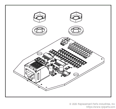 RPI Part #MIB264 - PC BOARD