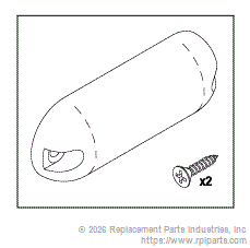 RPI Part #MIC172 - TOP END CAP (VELCRO)