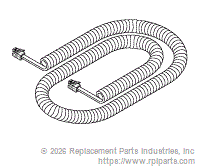 RPI Part #MIC174 - COILED CORD