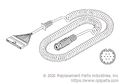 RPI Part #MIC256 - COILED CORD