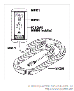RPI Part #MIC280 - HAND CONTROL (PROGRAMMABLE)