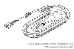 RPI Part #MIC292 - COILED CORD