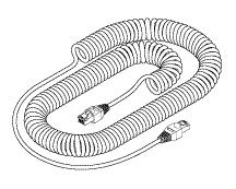 RPI Part #MIC293 - COILED CORD (FOOT CONTROL)