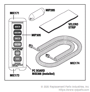 RPI Part #MIC304 - HAND CONTROL