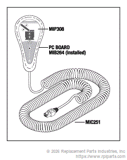RPI Part #MIC307 - HAND CONTROL