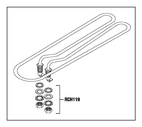 RPI Part #MIH049 - HEATER ELEMENT ASSEMBLY